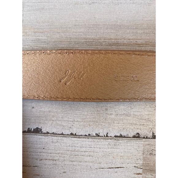 jjill Tan Leather Belt  Casual SZ XL C100854 - Picture 6 of 9